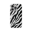 iPhone 14 Pro Flexi Case - Zebra