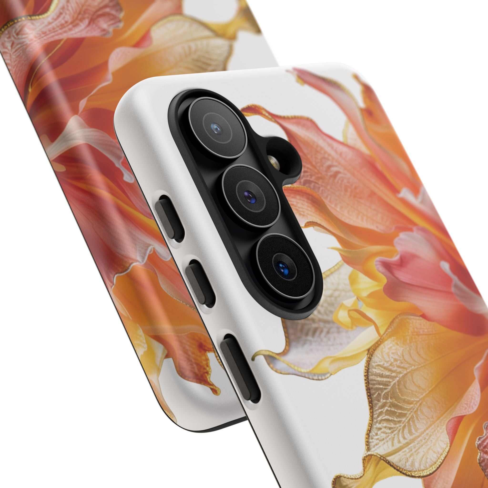 Samsung Galaxy S26 Series Tough Case - Ember Bloom White