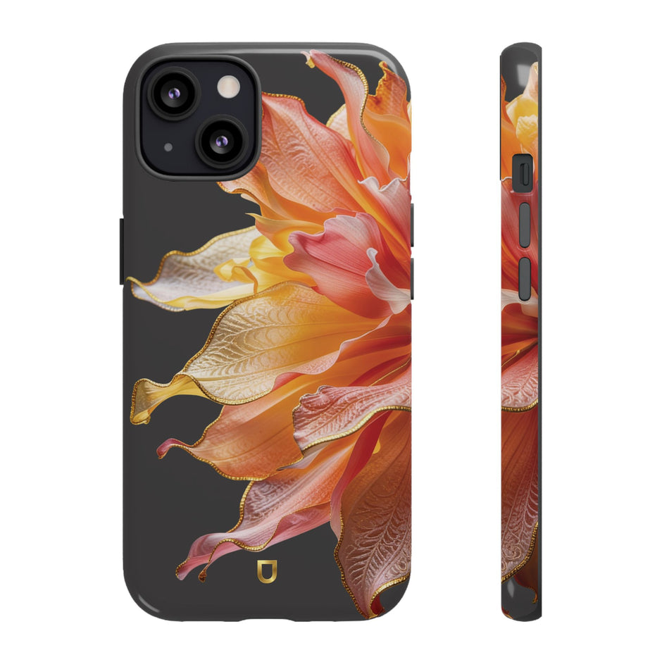 iPhone 13 Series Tough Case - Ember Bloom Black