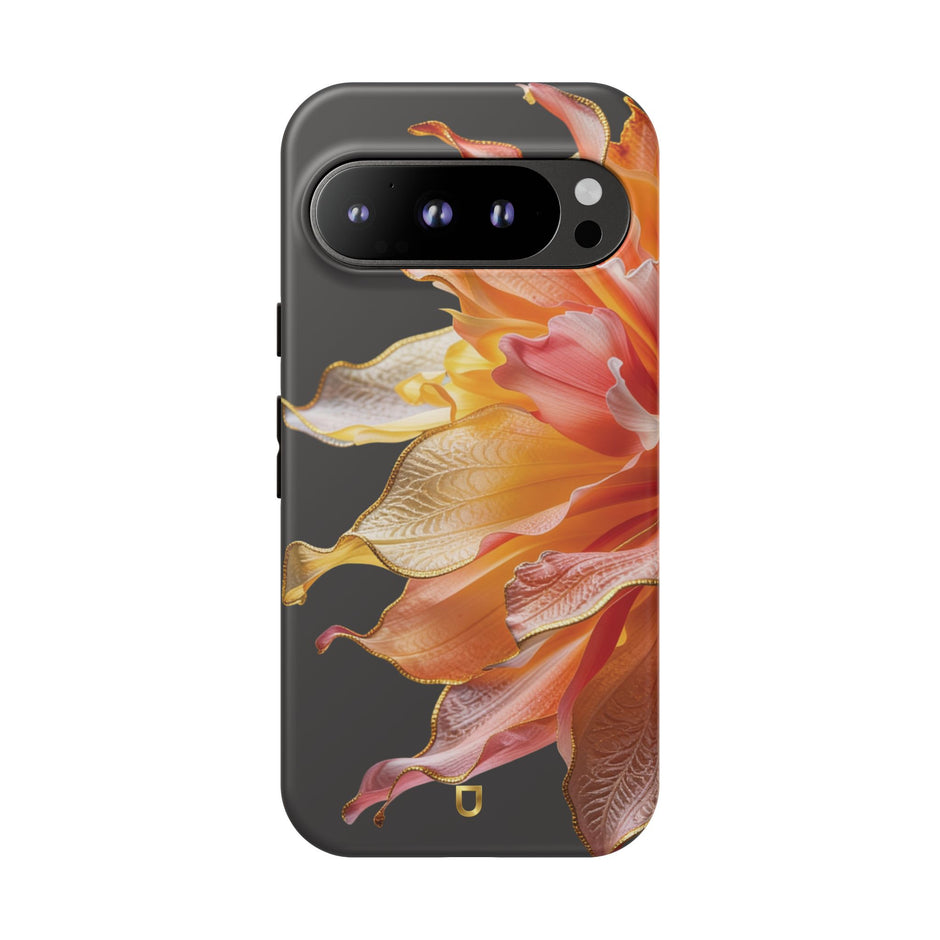 Google Pixel 9 Series Tough Case - Ember Bloom Black