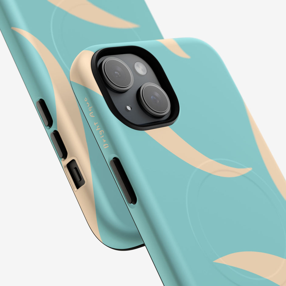 iPhone 15 Plus MagSafe Tough Case - Bright Aqua