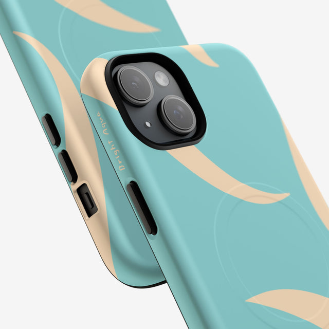 iPhone 15 Plus MagSafe Tough Case - Bright Aqua