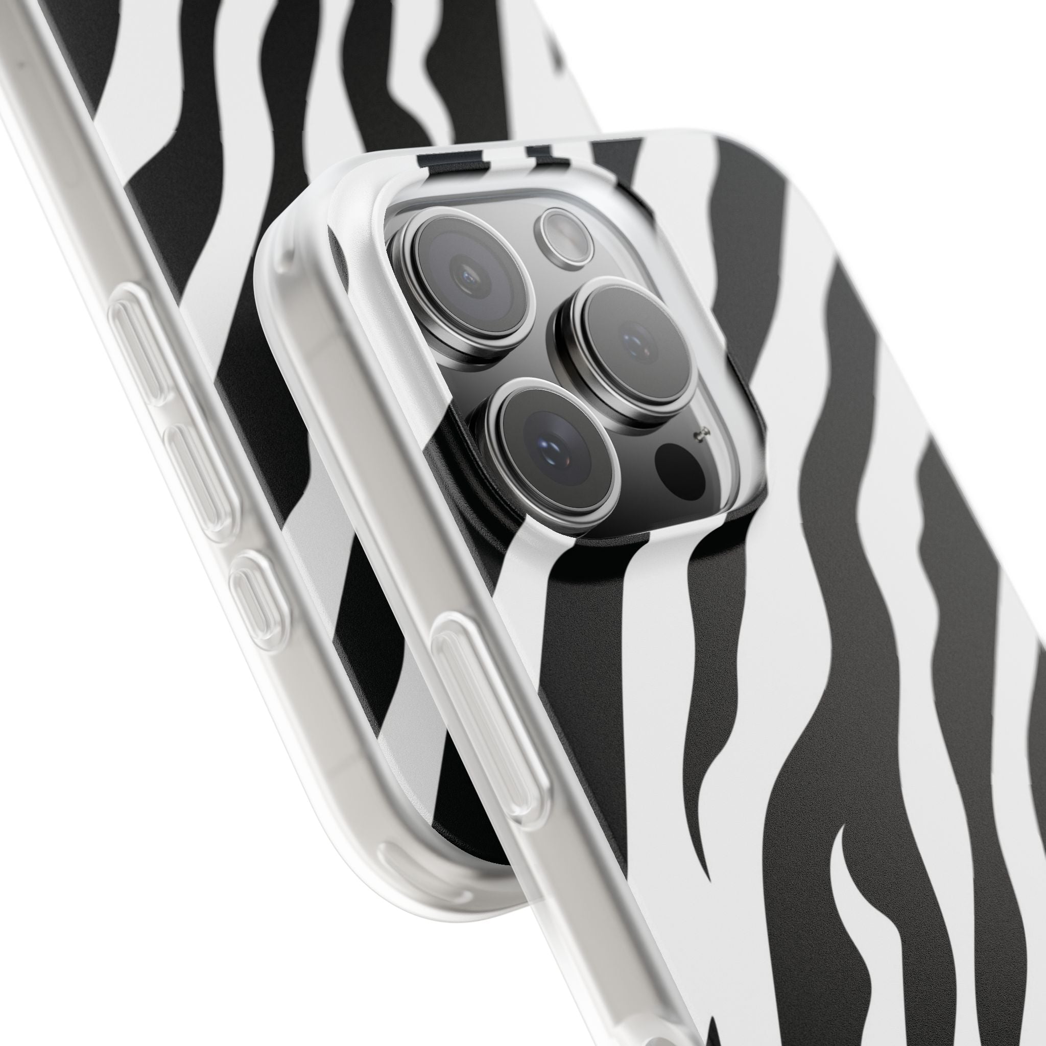 iPhone 16 Pro Flexi Case - Zebra