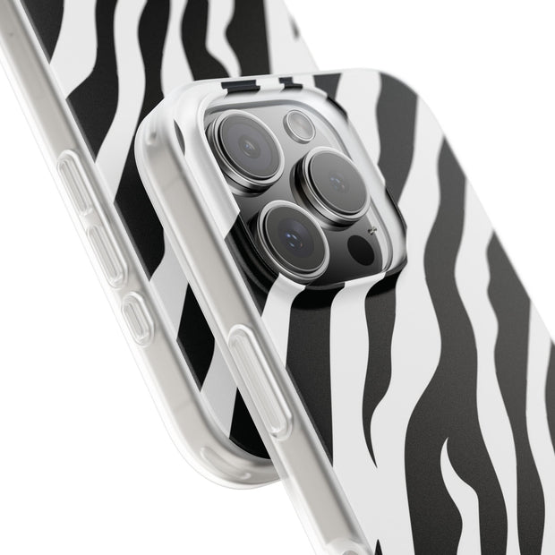 iPhone 16 Pro Flexi Case - Zebra