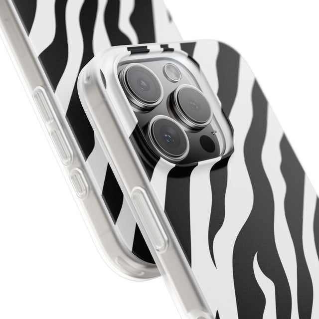 iPhone 16 Pro Flexi Case - Zebra