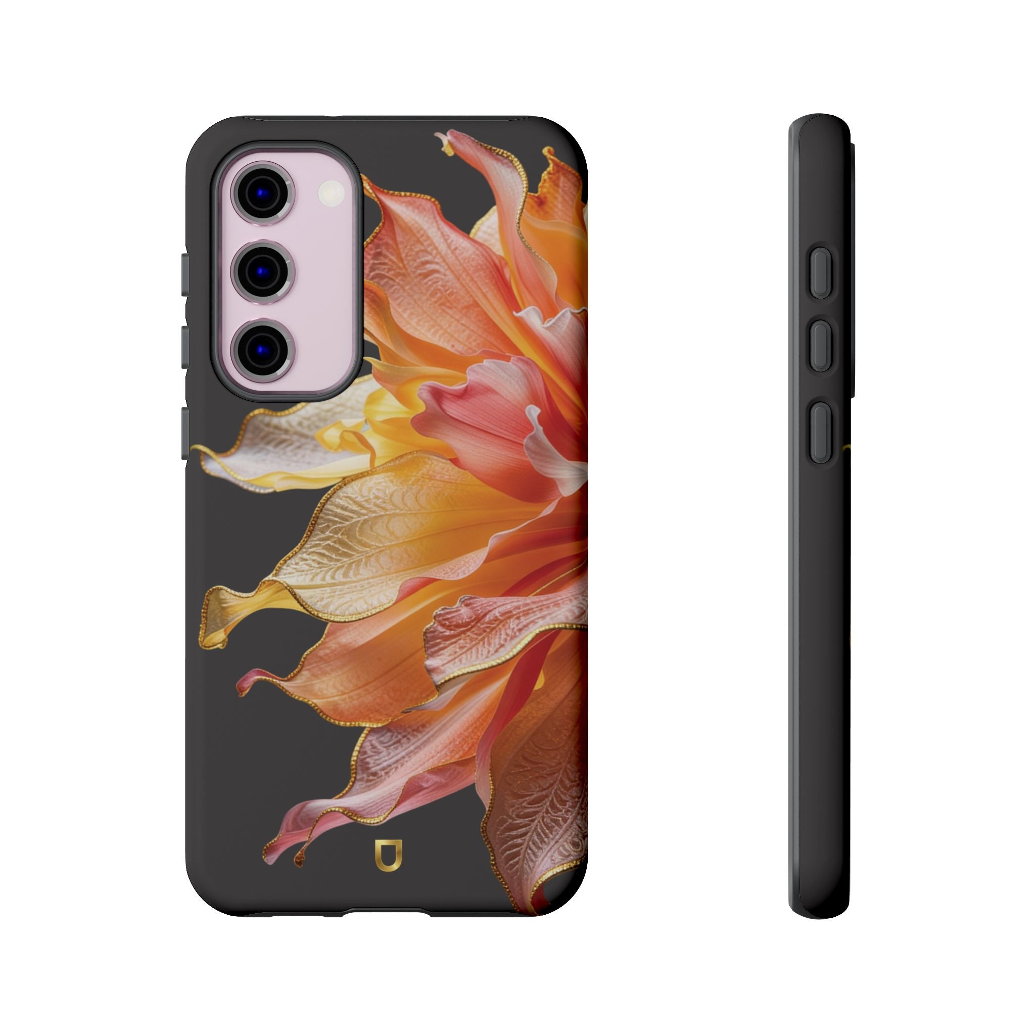 Samsung Galaxy S23 Series Tough Case - Ember Bloom Black
