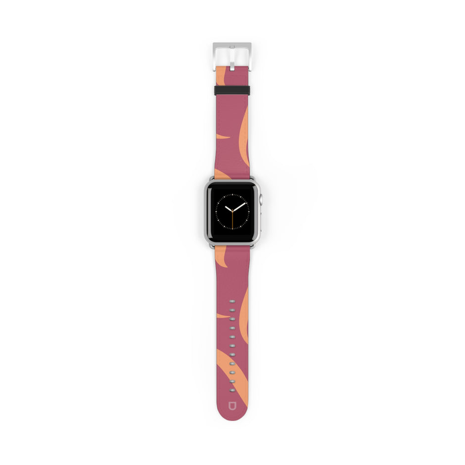 Apple Watch Series Bands - Aura Swirl  Rose Wine