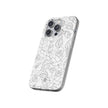 iPhone 14 Pro Flexi Case - Black Rose