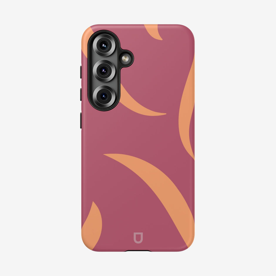 Samsung Galaxy S25 Tough Case - Rose Wine