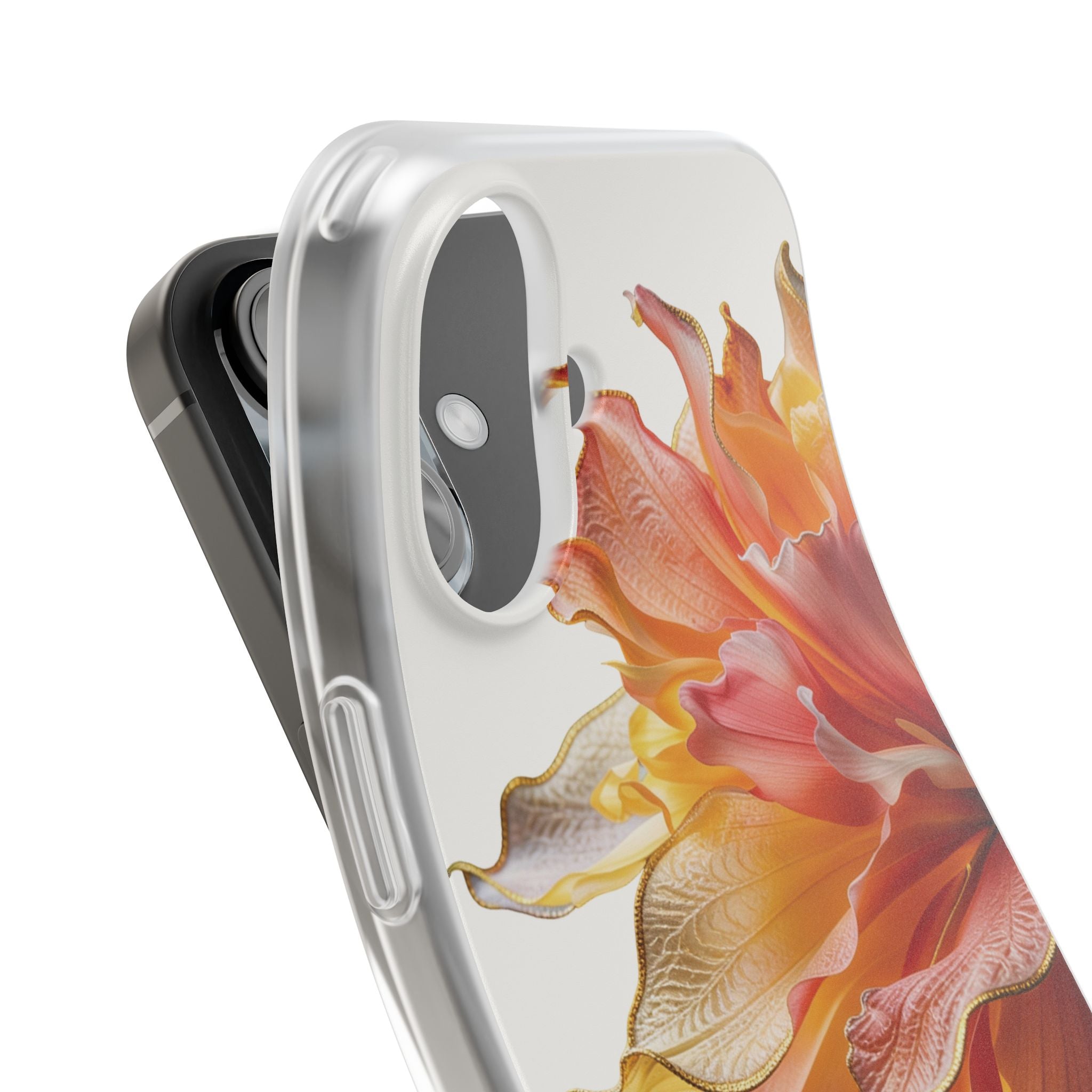 iPhone 16 Series Flexi Case - Ember Bloom