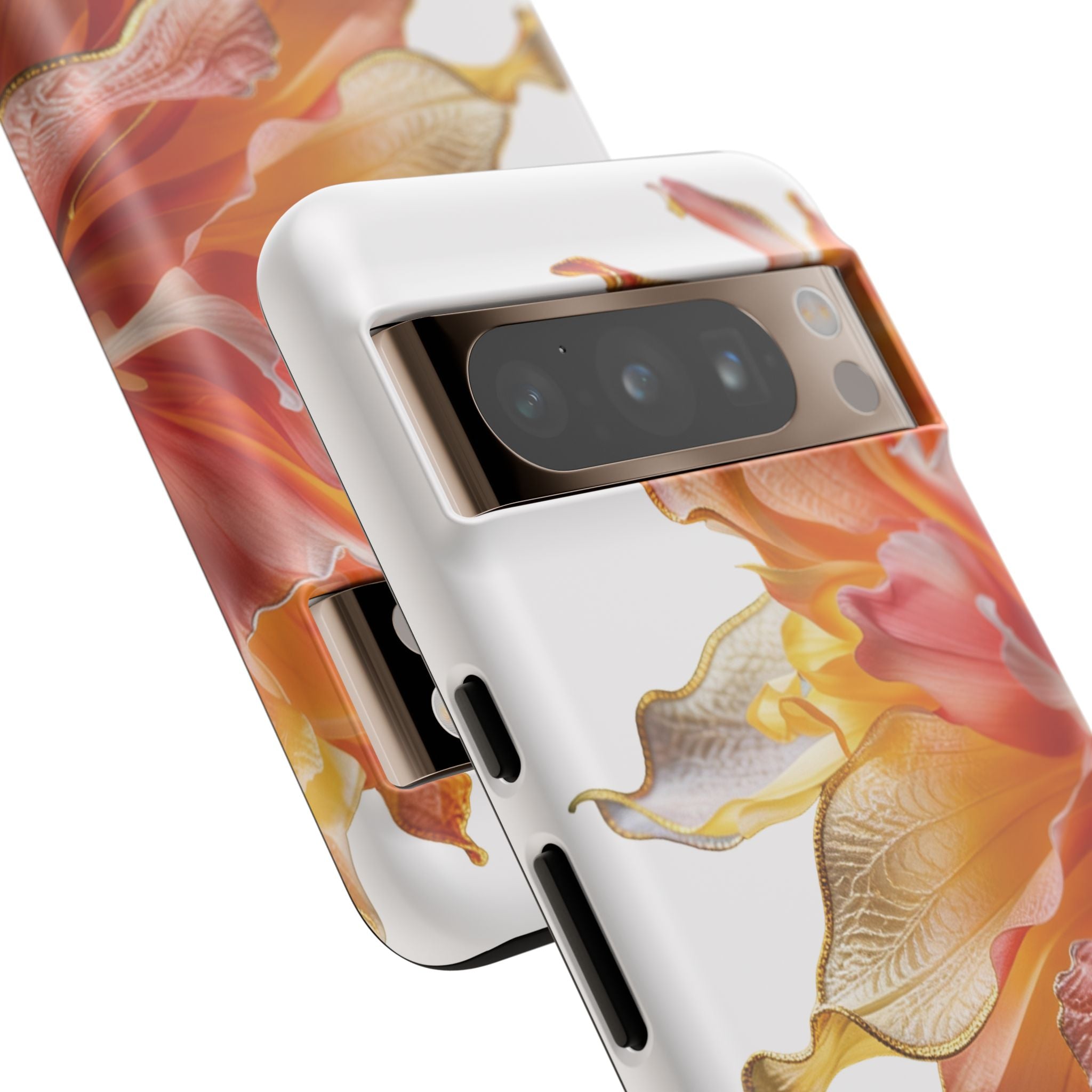 Google Pixel 8 Series Tough Case - Ember Bloom White