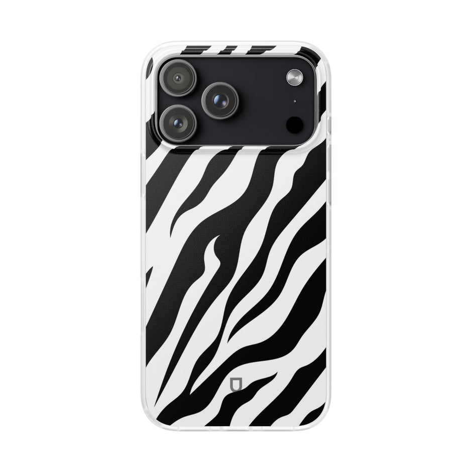 iPhone 17 Pro Max Flexi Case - Zebra