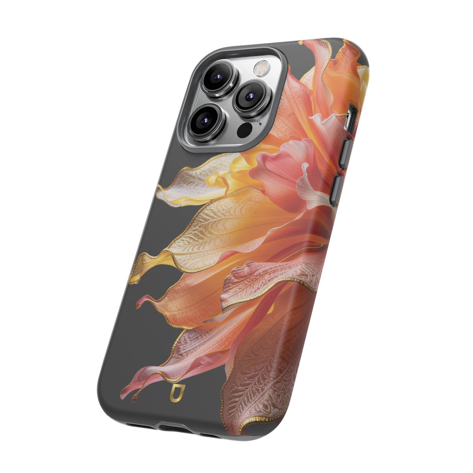 iPhone 14 Series Tough Case - Ember Bloom Black