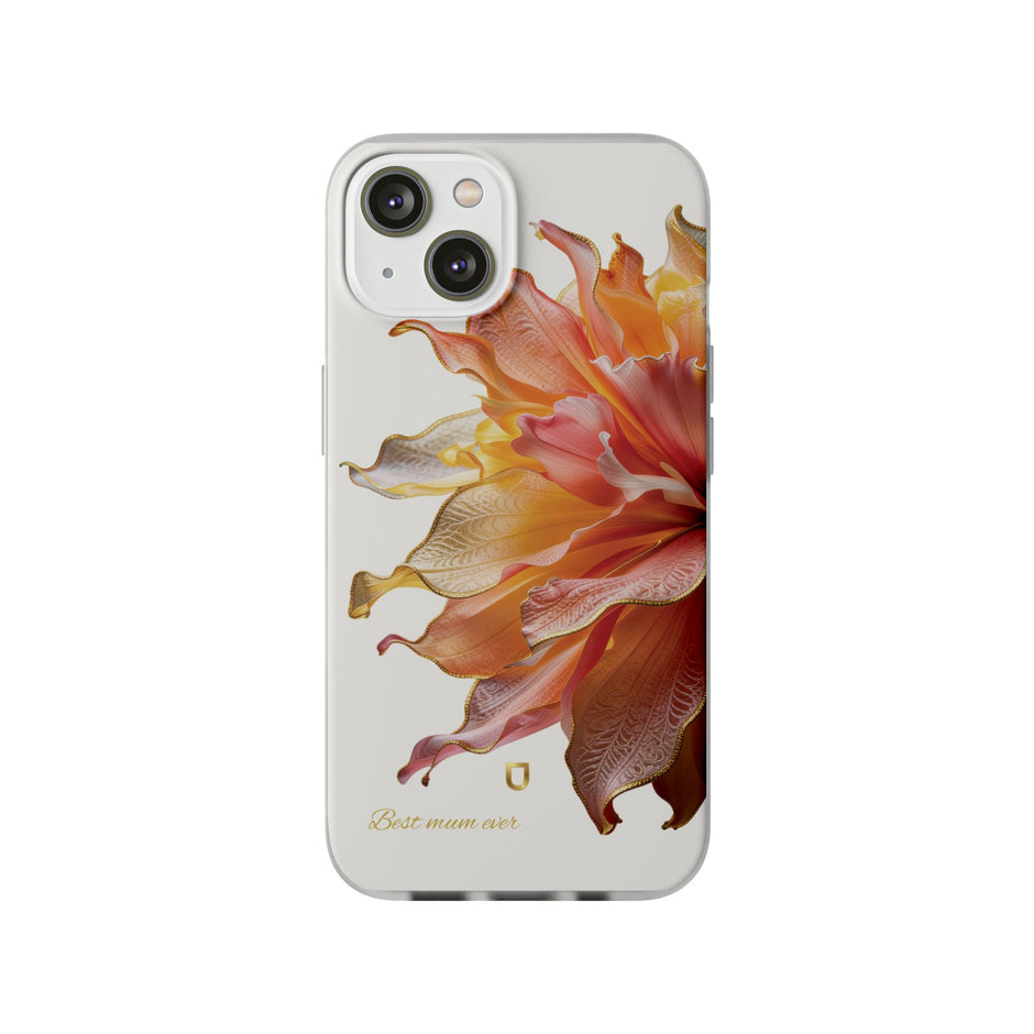 iPhone 14 Series Flexi Case - Ember Bloom