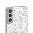 Samsung Galaxy S22+ Flexi Case - Black Rose