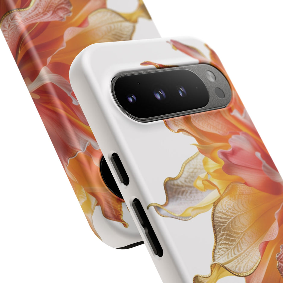 Google Pixel 9 Series Tough Case - Ember Bloom White