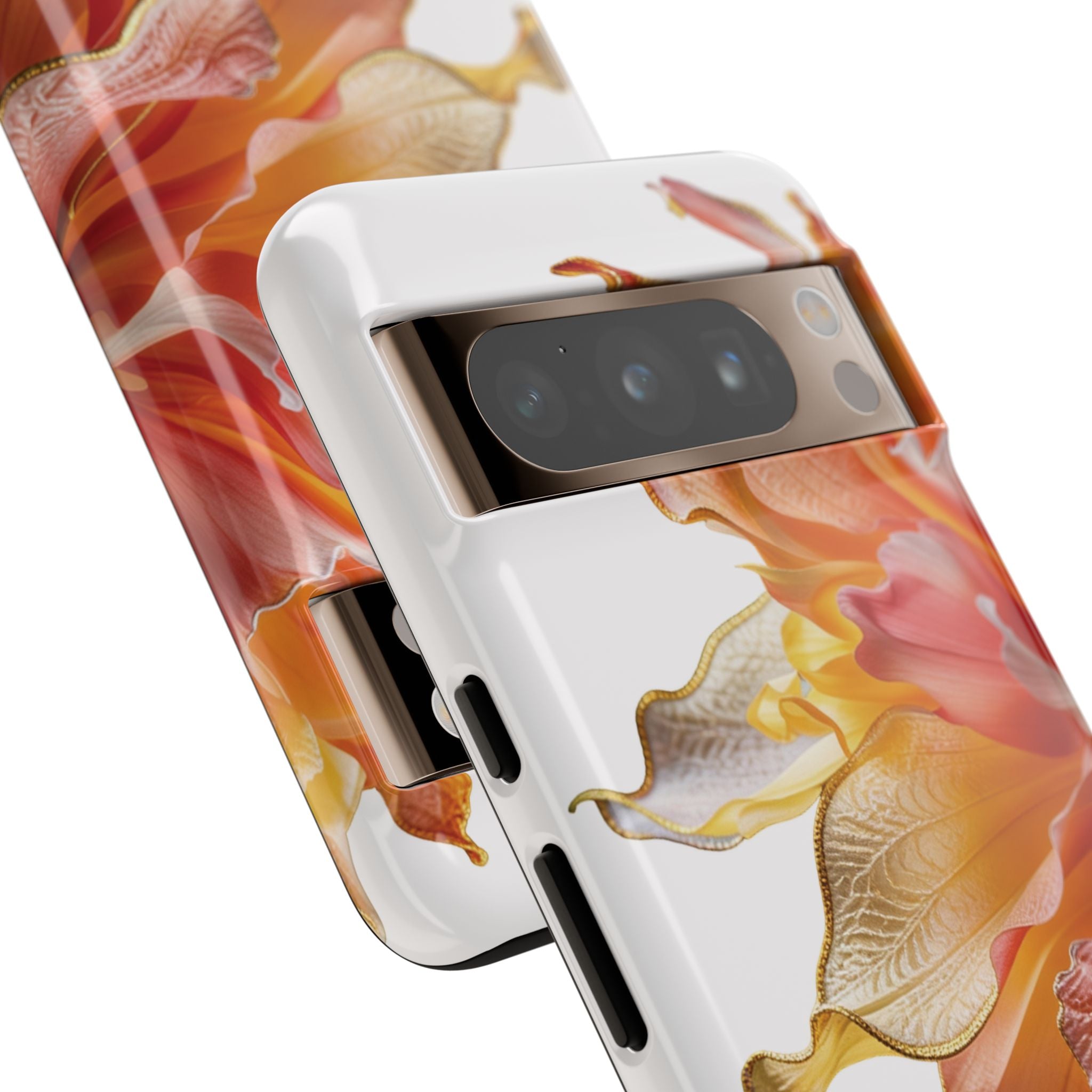 Google Pixel 8 Series Tough Case - Ember Bloom White