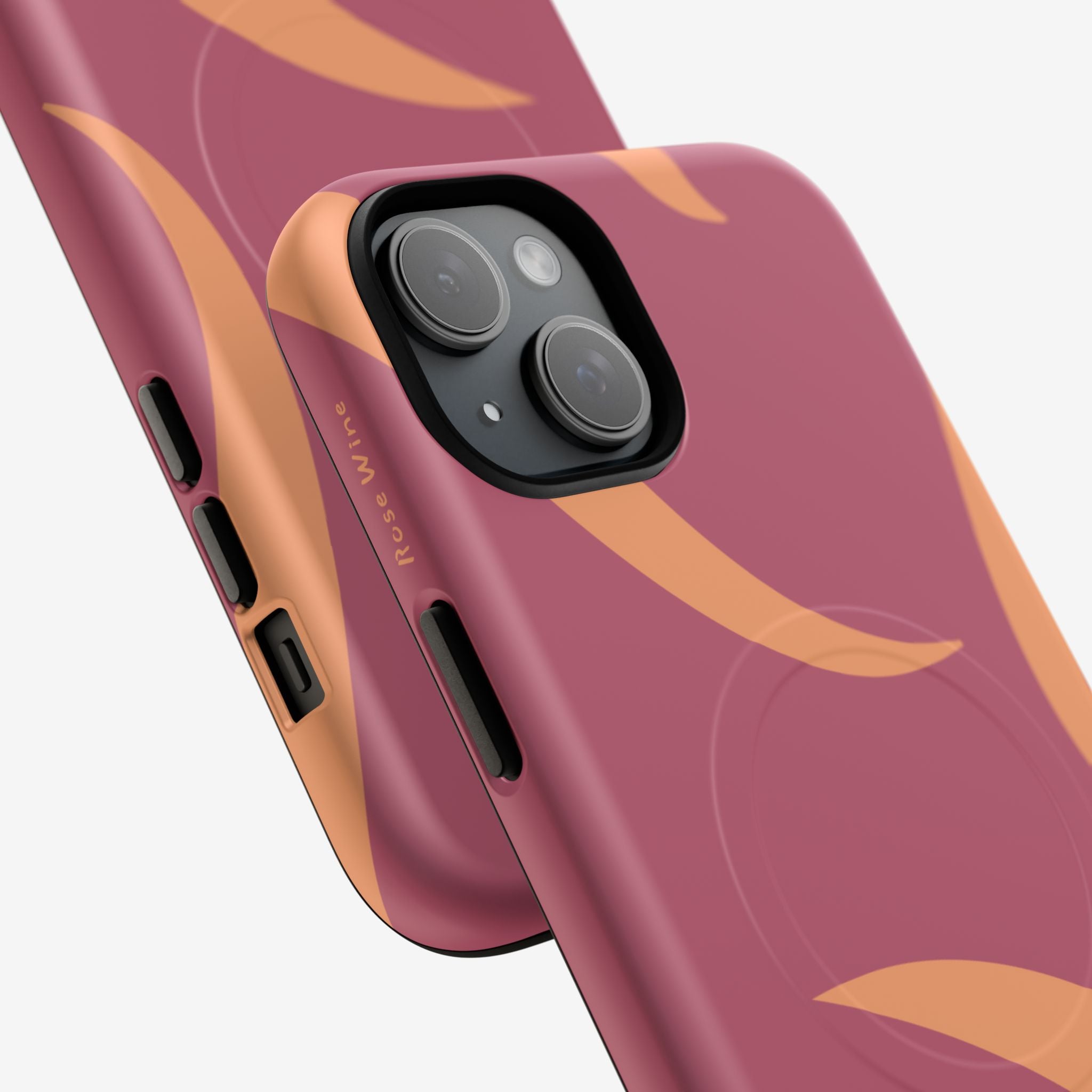 iPhone 15 Plus MagSafe Tough Case - Rose Wine