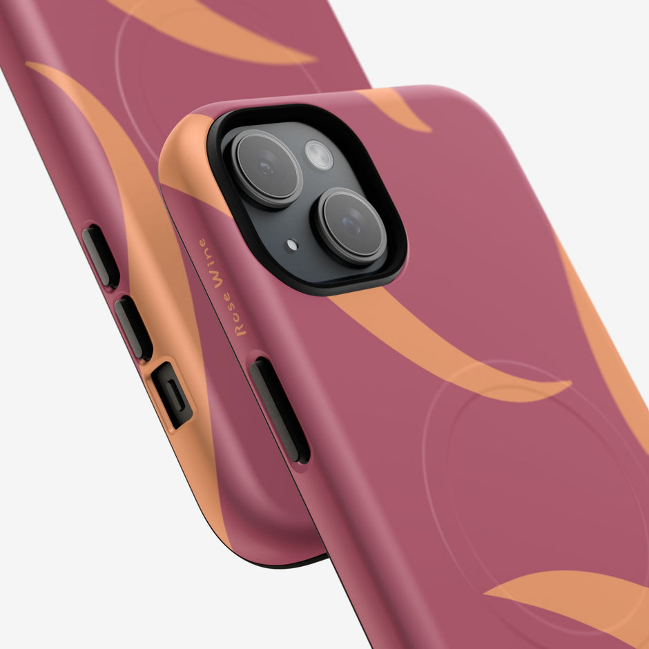iPhone 15 Plus MagSafe Tough Case - Rose Wine