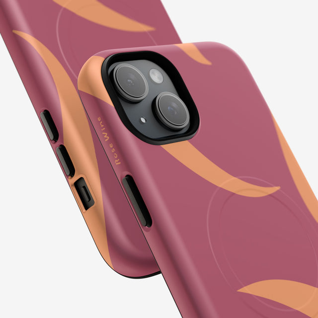 iPhone 15 Plus MagSafe Tough Case - Rose Wine