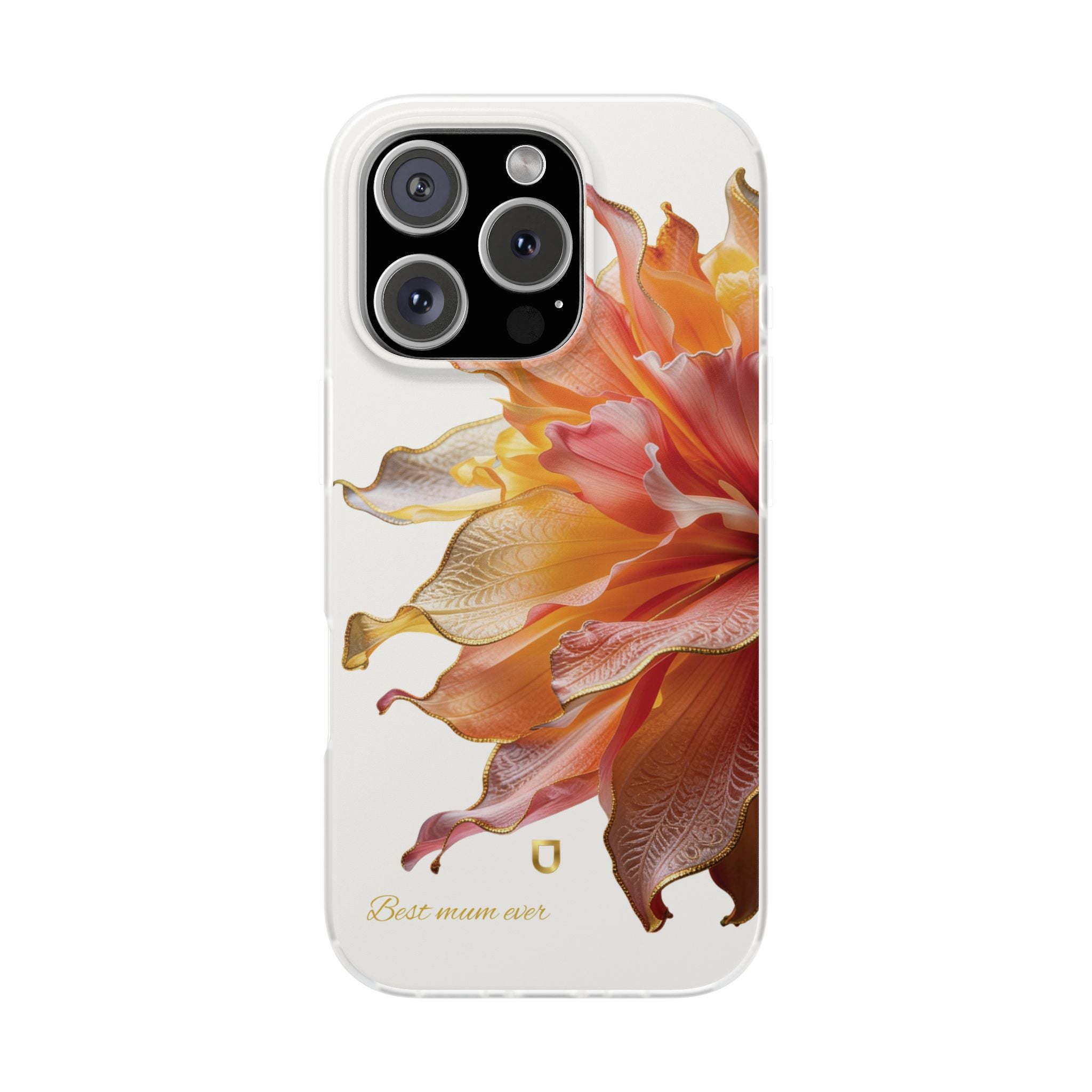 iPhone 16 Series Flexi Case - Ember Bloom