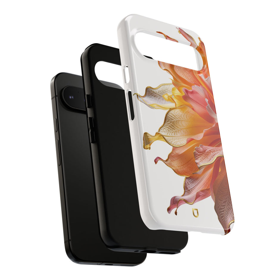 Google Pixel 9 Series Tough Case - Ember Bloom White