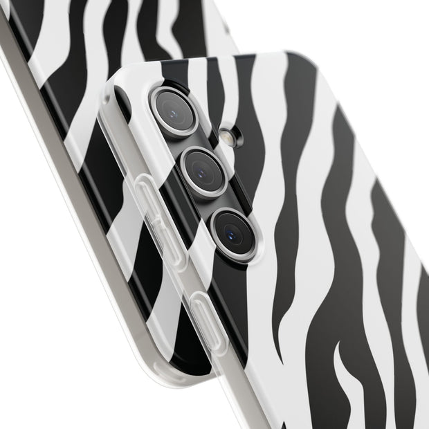 Samsung Galaxy S24 Flexi Case - Zebra