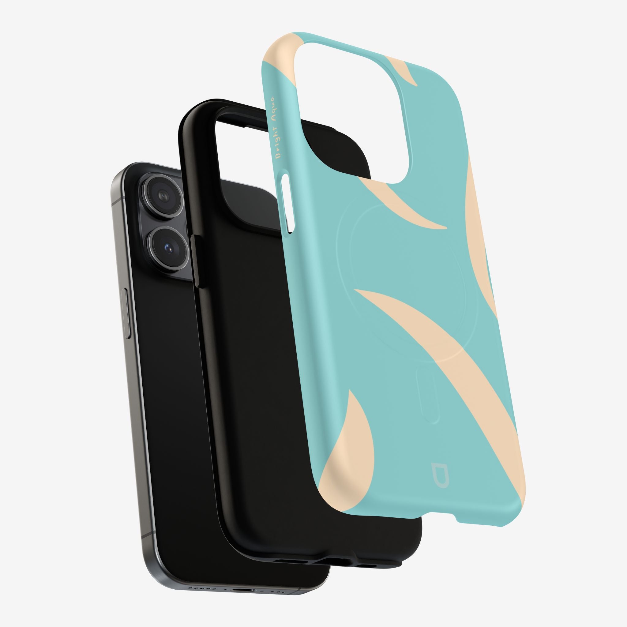 iPhone 15 Pro MagSafe Tough Case - Bright Aqua