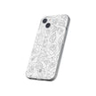 iPhone 14 Flexi Case - Black Rose