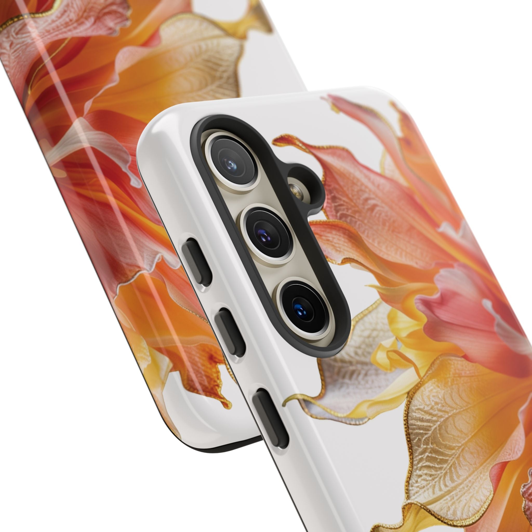 Samsung Galaxy S24 Series Tough Case - Ember Bloom White