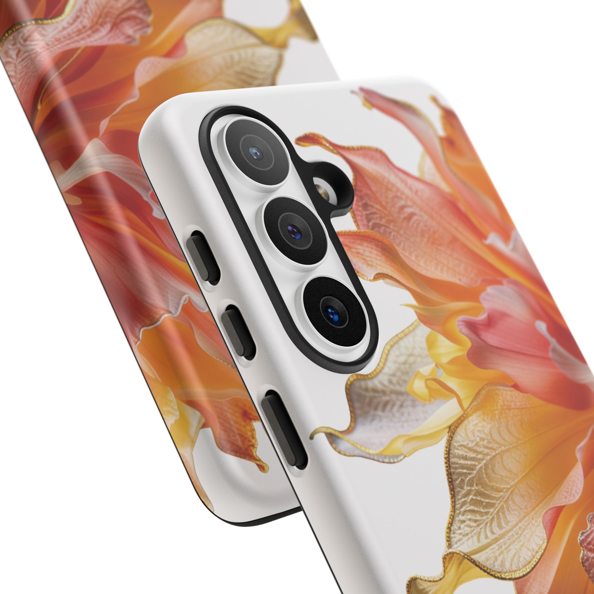 Samsung Galaxy S26 Series Tough Case - Ember Bloom White