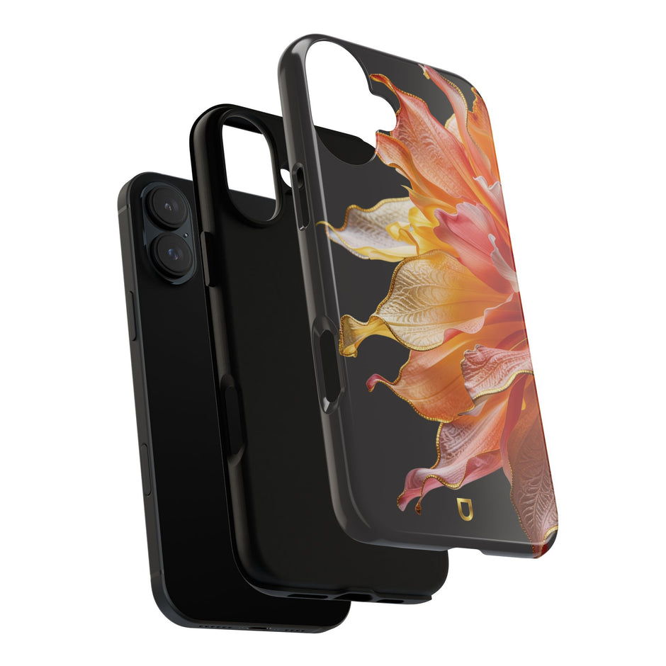 iPhone 16 Series Tough Case - Ember Bloom Black