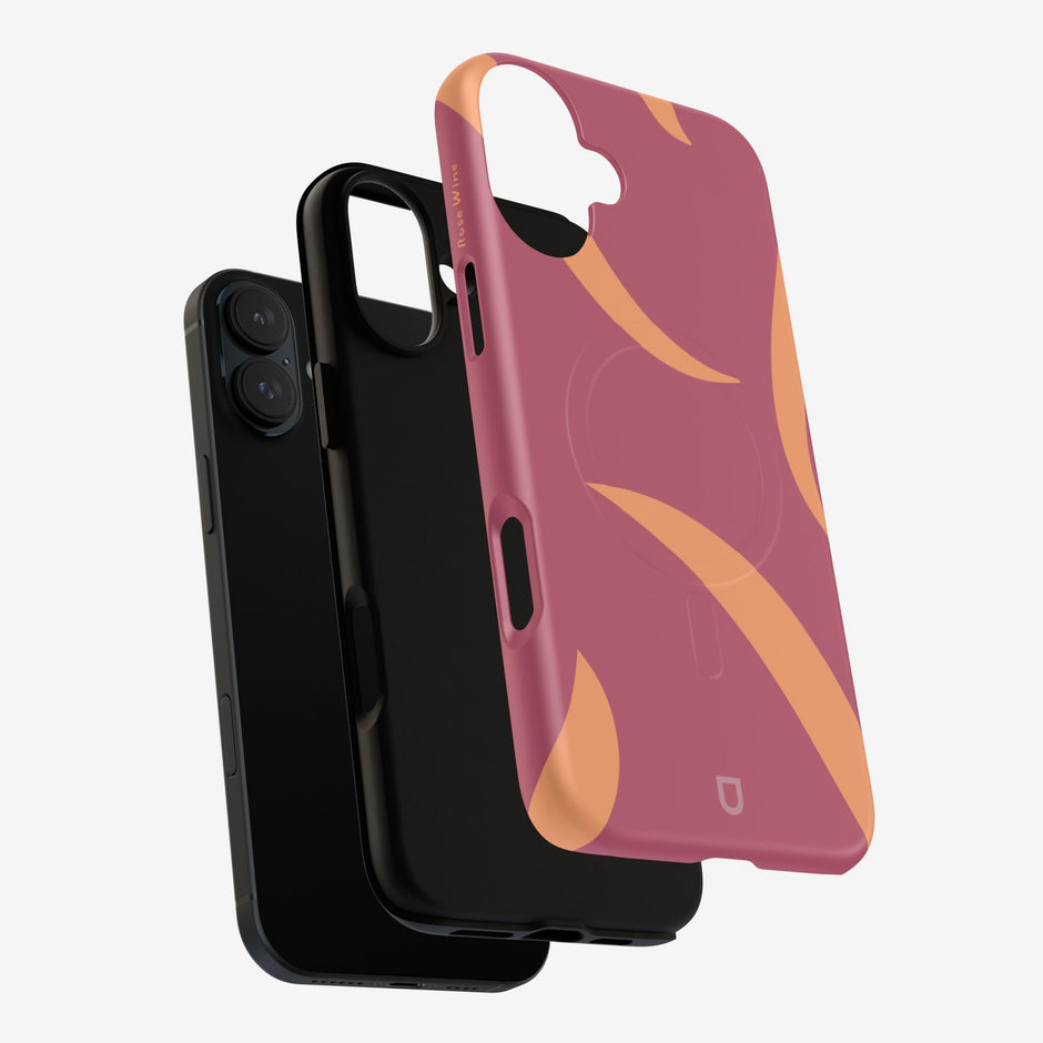 iPhone 16 Plus MagSafe Tough Case - Rose Wine