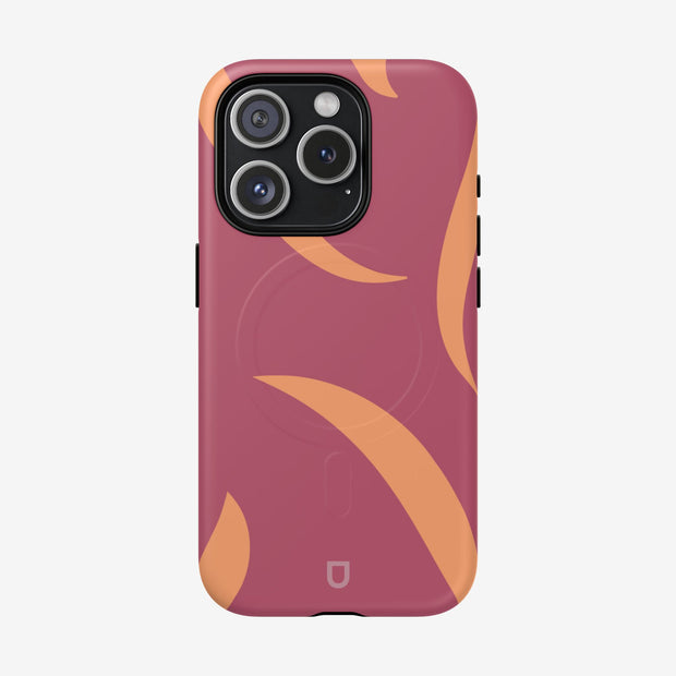 iPhone 15 Pro MagSafe Tough Case - Rose Wine