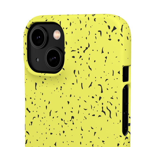 iPhone 14 Slim Case - Flake Lemon