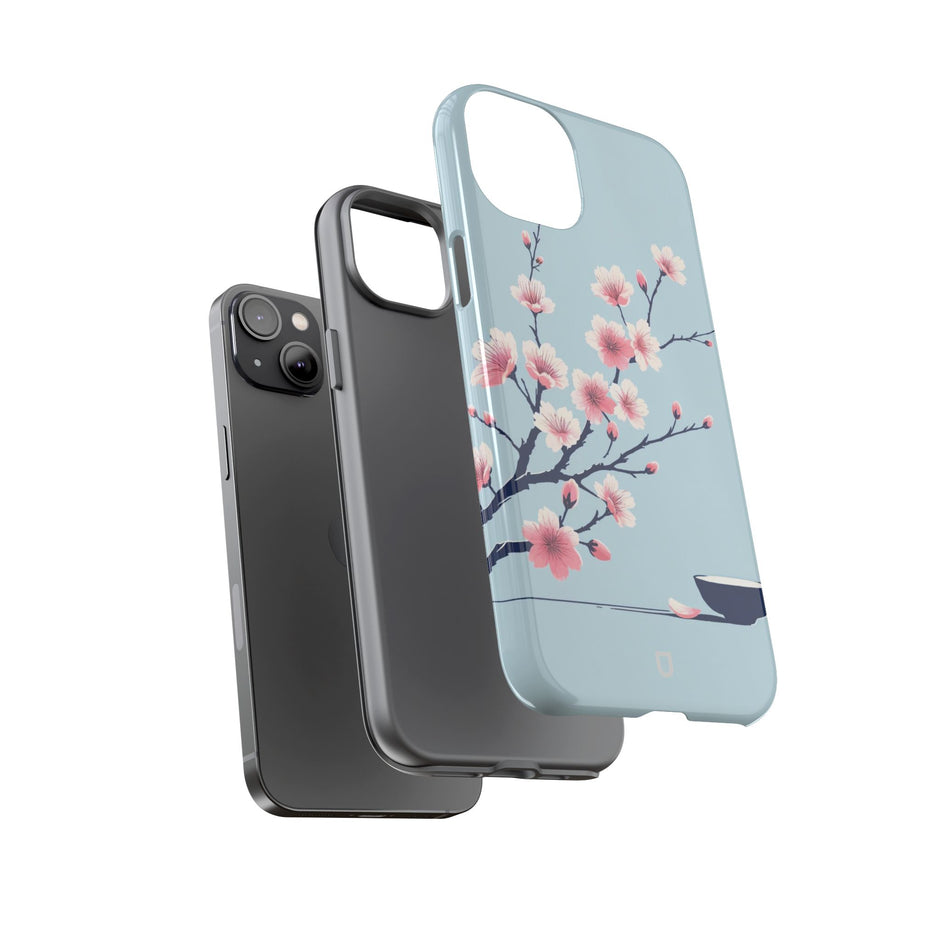 iPhone 14 Plus Tough Case - Cherry Blossoms