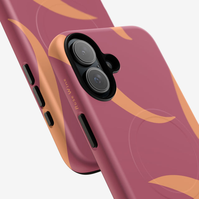 iPhone 16 Plus MagSafe Tough Case - Rose Wine