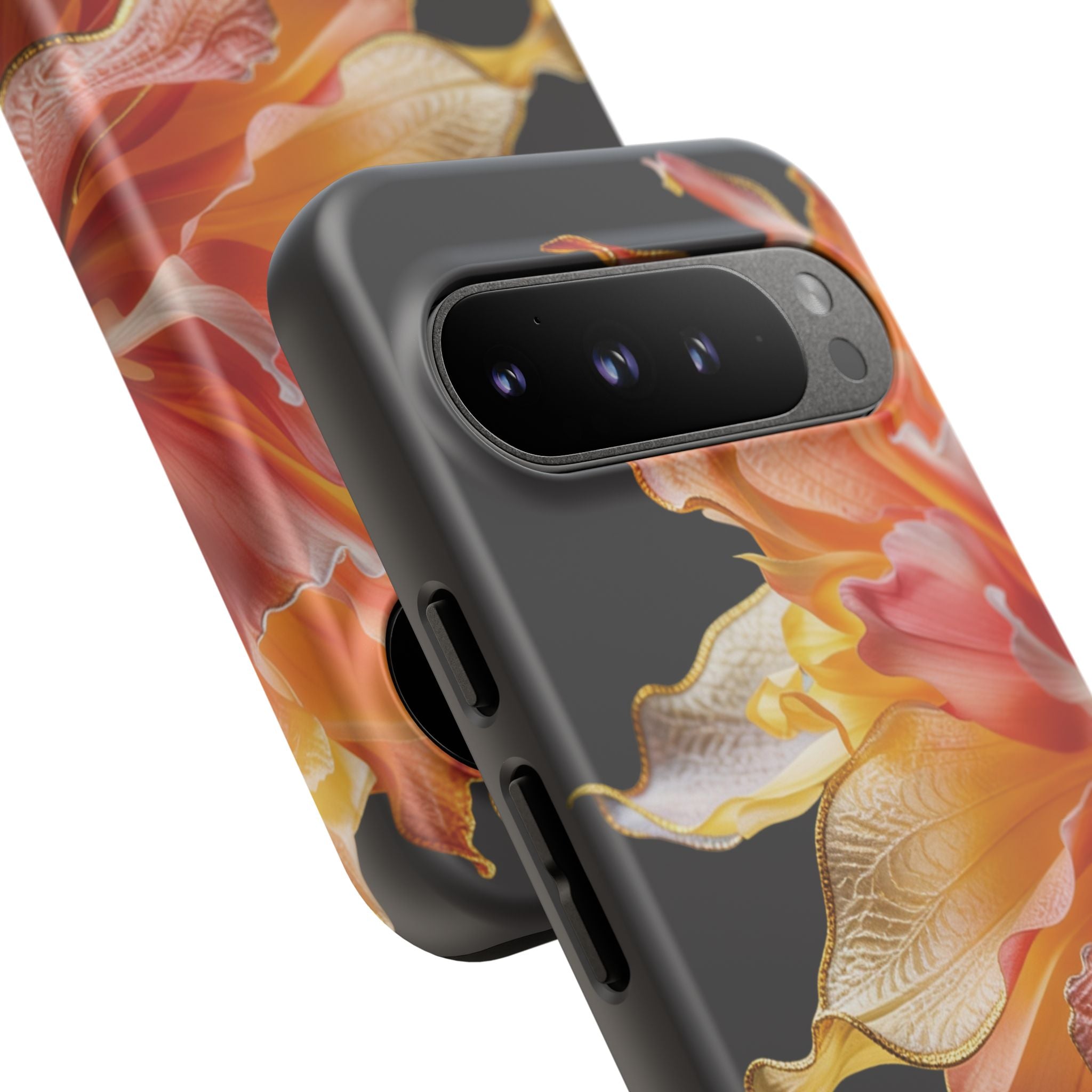 Google Pixel 9 Series Tough Case - Ember Bloom Black