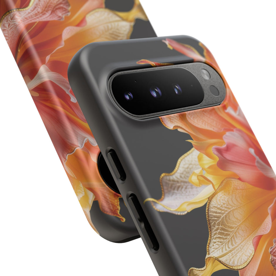Google Pixel 9 Series Tough Case - Ember Bloom Black