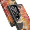 Samsung Galaxy S25 Series Tough Case - Ember Bloom Black