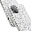 iPhone 15 Plus Flexi Case - Black Rose