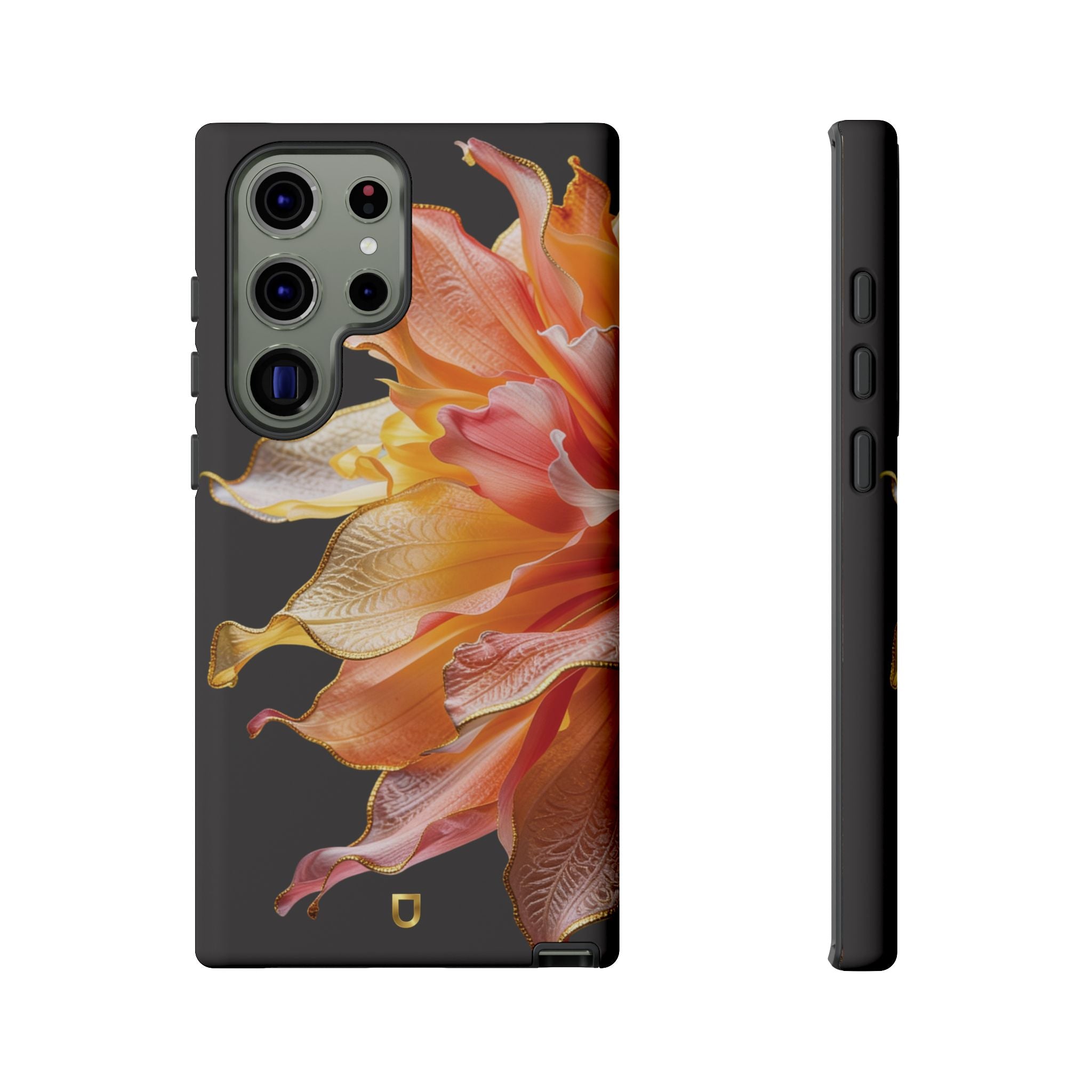 Samsung Galaxy S23 Series Tough Case - Ember Bloom Black