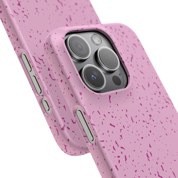 iPhone 15 Pro Slim Case - Flake Pink