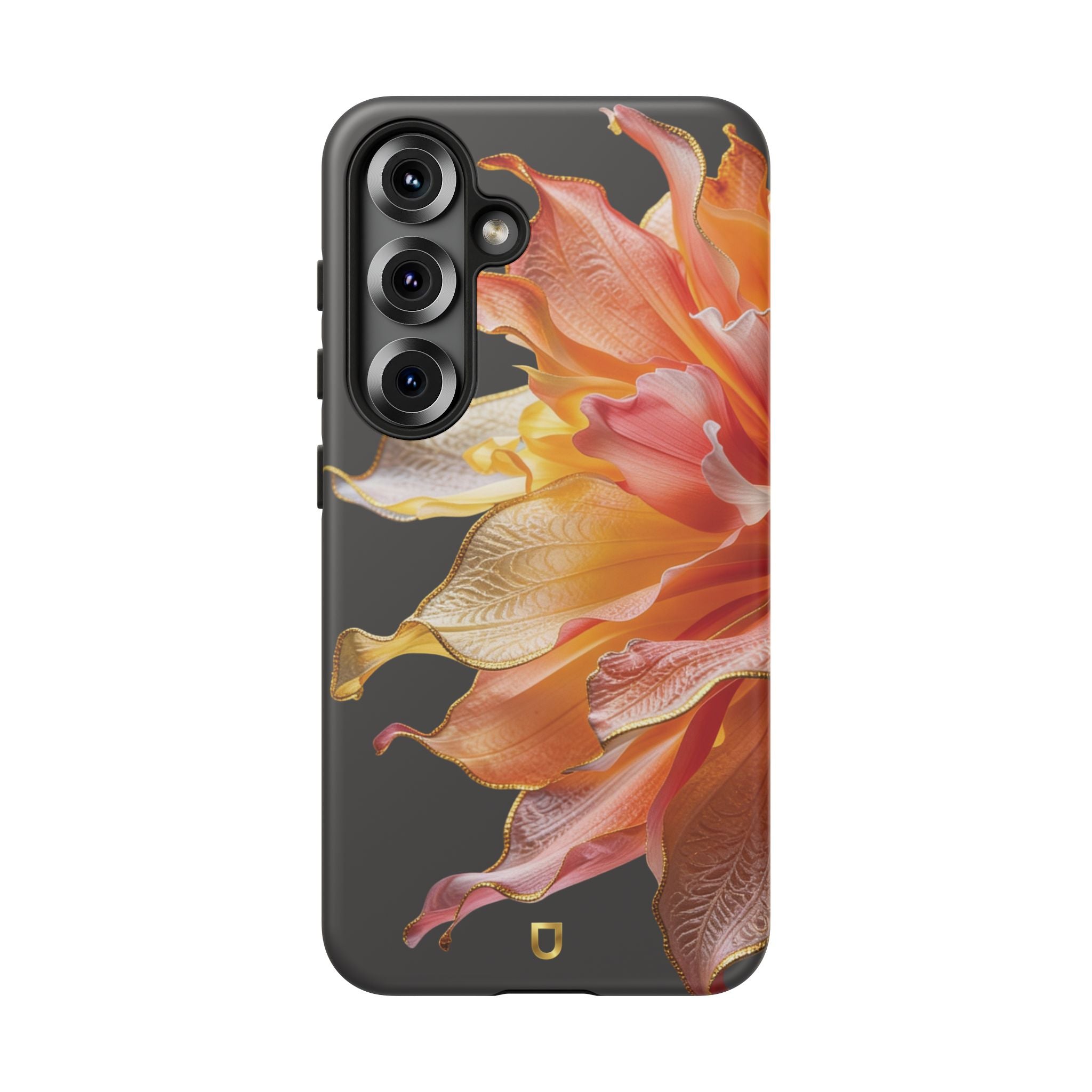 Samsung Galaxy S25 Series Tough Case - Ember Bloom Black