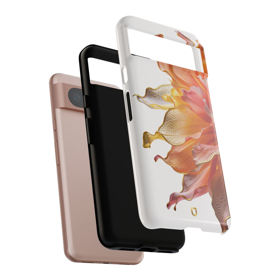 Google Pixel 8 Series Tough Case - Ember Bloom White