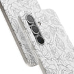 Samsung Galaxy S24 Flexi Case - Black Rose