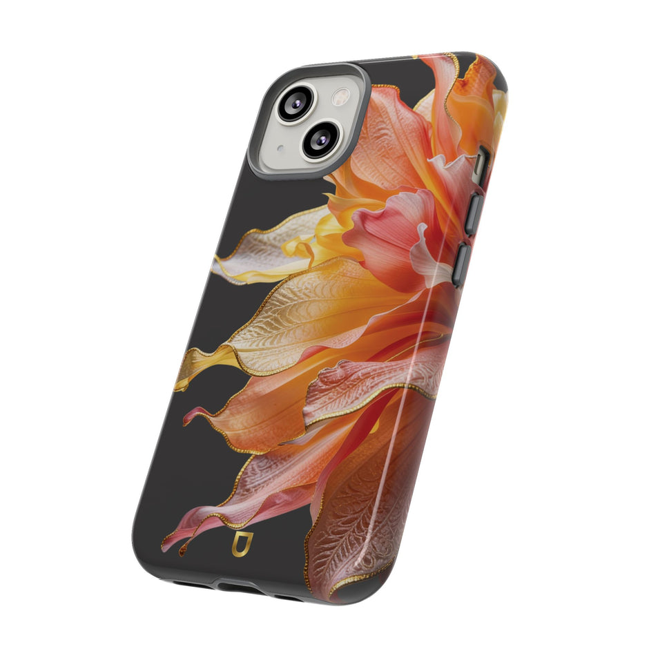iPhone 14 Series Tough Case - Ember Bloom Black