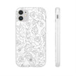 iPhone 11 Flexi Case - Black Rose