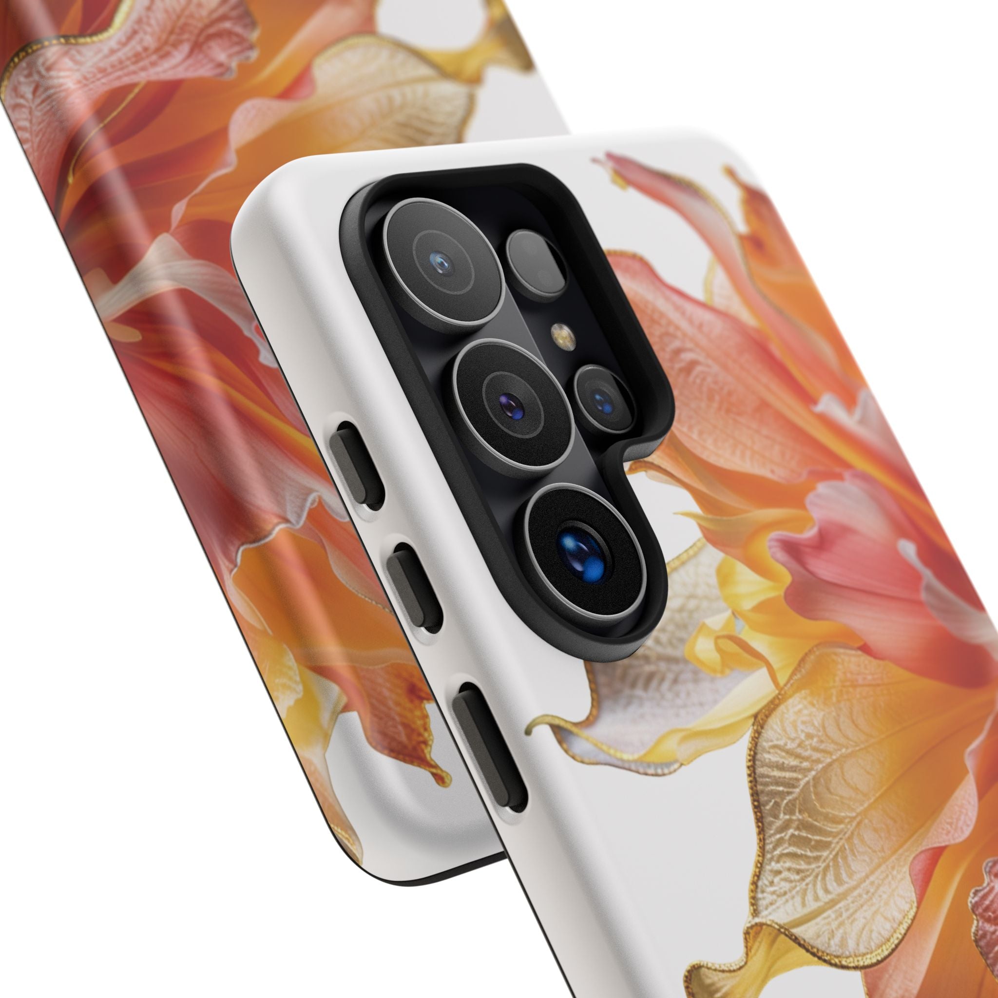 Samsung Galaxy S26 Series Tough Case - Ember Bloom White