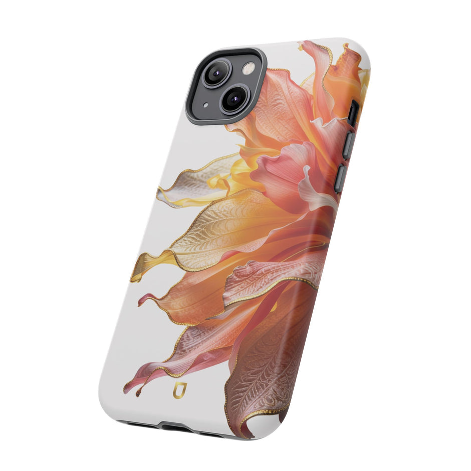 iPhone 14 Series Tough Case - Ember Bloom White
